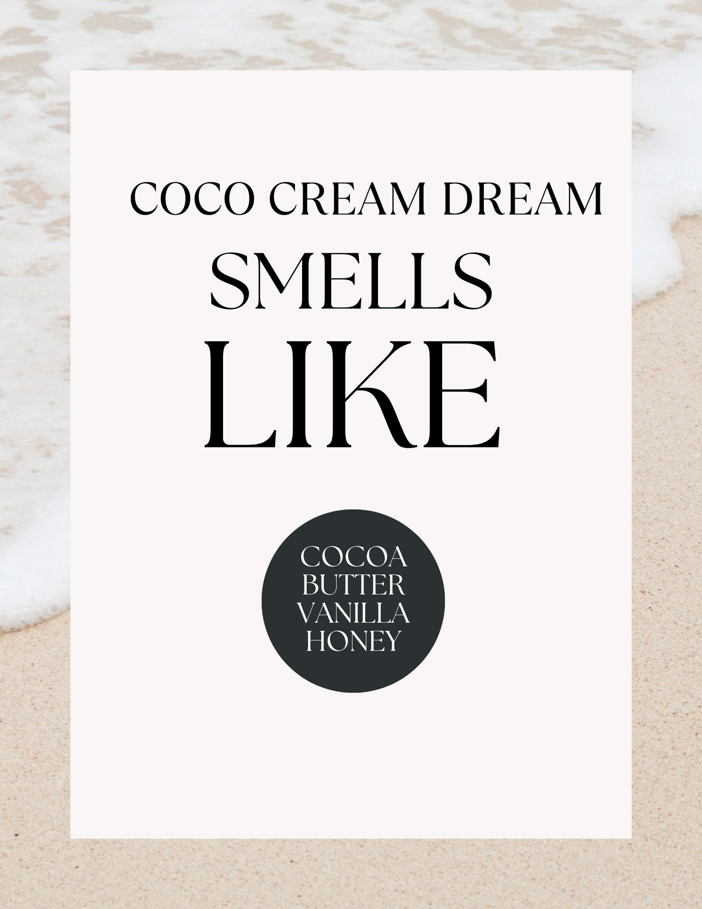 CoCo Cream Dream Luxury Candle