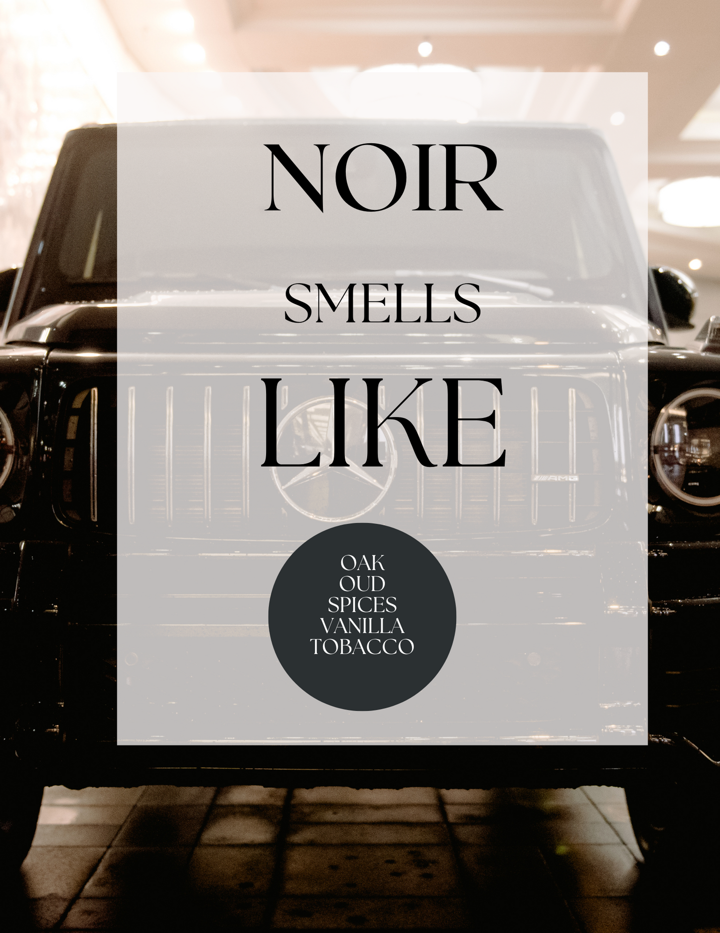 Noir Luxury Scented Candle